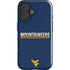 West Virginia University Blue Wood Floor iPhone 16 Impact Case